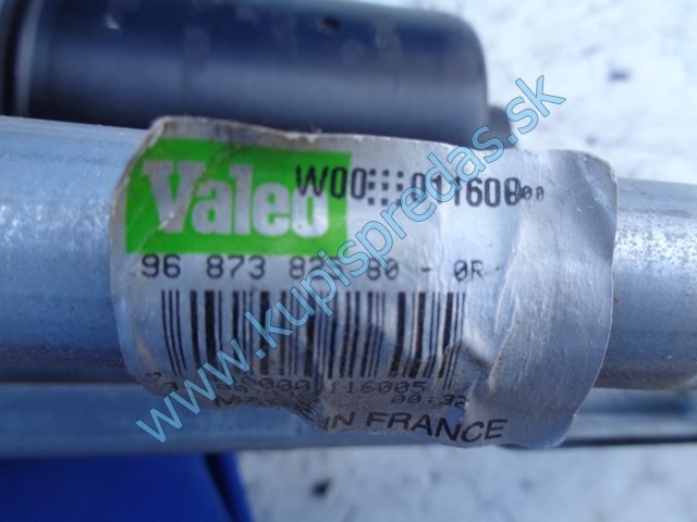 predný mechanizmus stieračov na citroen c4, 9687382580